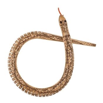 serpent de jeu en bois, environ 50 cm, 3