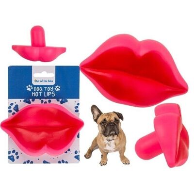 Dog toy, Hot Lips, approx. 13 x 8 cm,