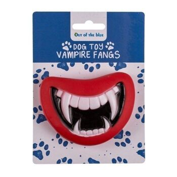 Jouet pour chien, dents de vampire, environ 9 x 7 cm, 3