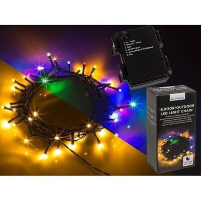 Catena luminosa, con 40 LED, IP44,