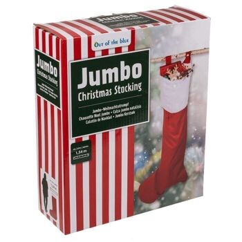 Jumbo bas de Noël, environ 1,54 m, 4