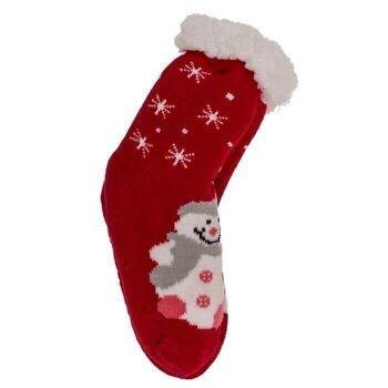 Chaussettes cabane enfant, collection Noël, 4