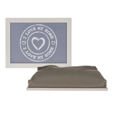 Pillow tray, I love my home, approx. 43 x 32.5 cm