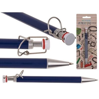 Ballpoint pen, clip closure, approx. 14 cm,