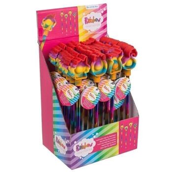 Stylo à bille, Rainbow Fidget Pop Toy, 3