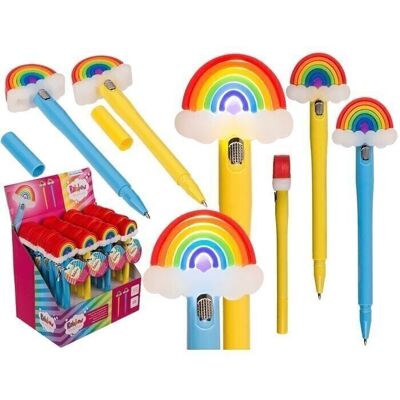 Ballpoint pen, rainbow with LED
