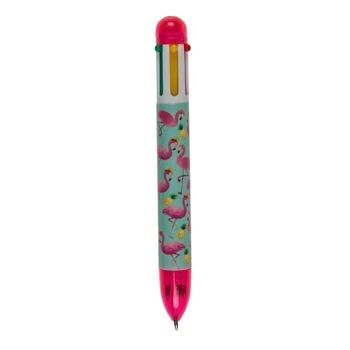 stylo à bille, flamant tropical, 4