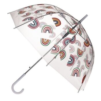 parapluie dôme, pastel arc-en-ciel, 3