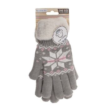 Gants câlins, Fleur de Glace, taille unique, 2