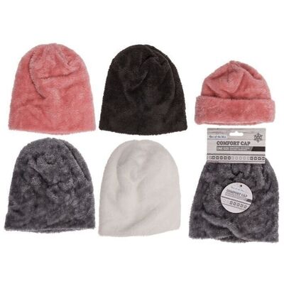 cuddly hat, fluffy style, one size,