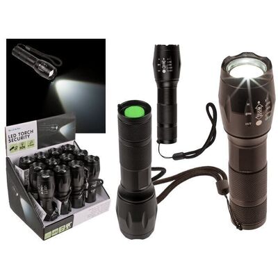 LED flashlight, security, approx. 13 cm,