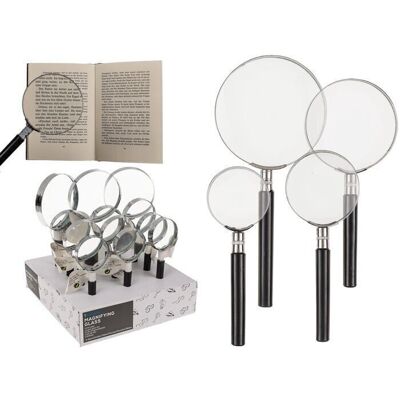 Reading magnifying glass, 4 sizes sorted,