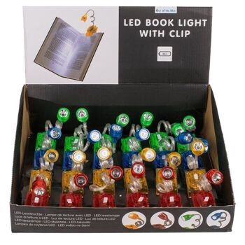 Lampe de lecture avec LED (piles incluses) environ 4 cm, 2