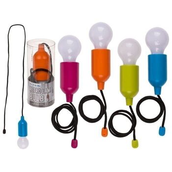 Lampe à LED, ampoule, avec cordon, environ 15 cm, 1