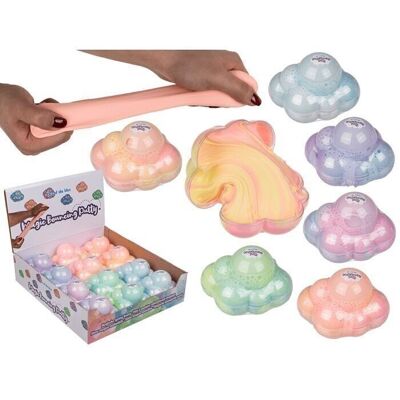 Magical jumping putty, cloud, approx. 50 g,