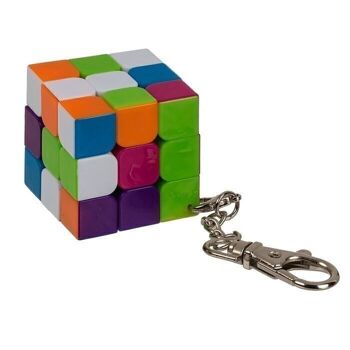 Cube magique avec mousqueton, environ 3,5 cm, 3