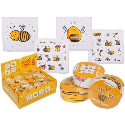 Magic cotton towel, bees,