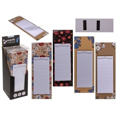 Magnetic notepad, approx. 16 x 7 cm,