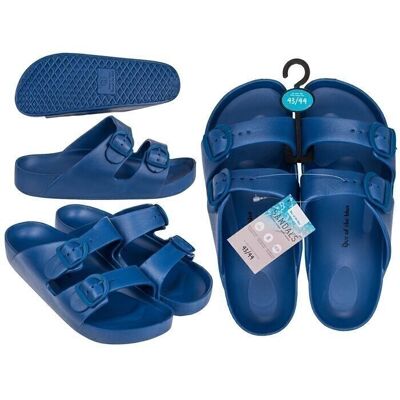 Sandalias de hombre, azul, talla 43/44,