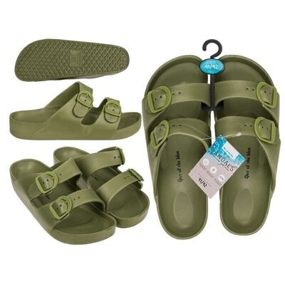 Men's sandals, green, size 41/42,