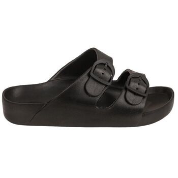 Sandales pour hommes, noires, pointure 45/46, 4