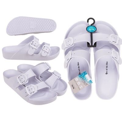 Men's sandals, white, size 45/46,