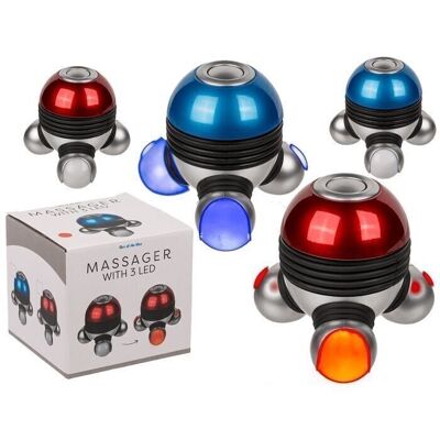 Massage device with 3 LEDs, approx. 10 cm,