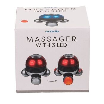 Appareil de massage avec 3 LED, environ 10 cm, 2