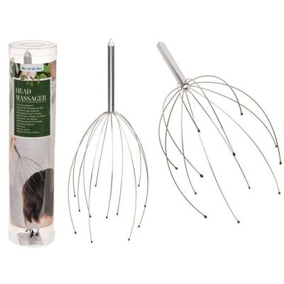 Metal deluxe head massager