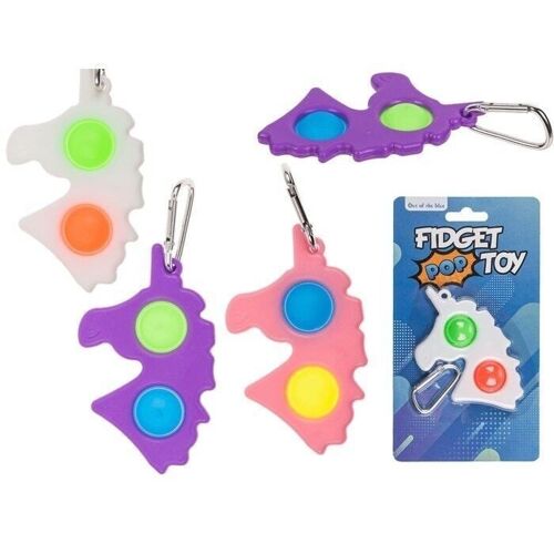 Metall-Schlüsselanhänger, Fidget Pop Toy,