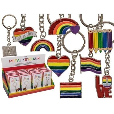 metal keychain, Pride,