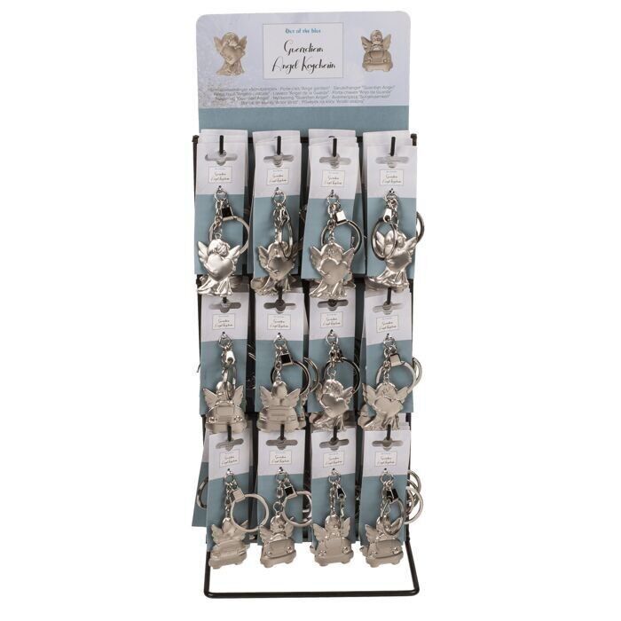 Buy wholesale Metal key ring, guardian angel, approx. 5 cm
