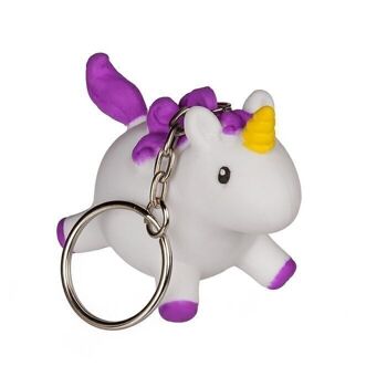 Porte-clés en métal, Squeeze Unicorn II, 5