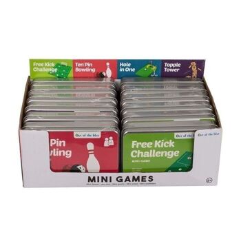 mini-jeux dans une boîte, environ 12 x 8 cm, 2