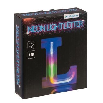 Lettre lumineuse au néon, L, hauteur : 16 cm, 3