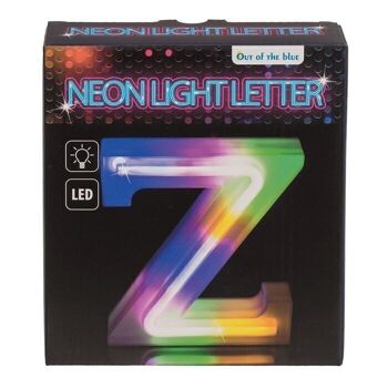 Lettre lumineuse au néon, Z, hauteur : 16 cm, 2