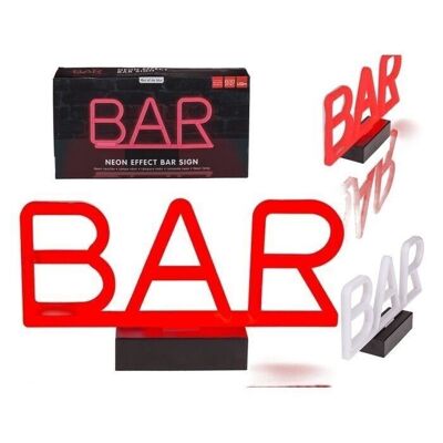 Neon-Leuchte, Bar, ca. 36 x 19 cm,