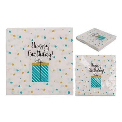 Paper napkins, gift with Happy