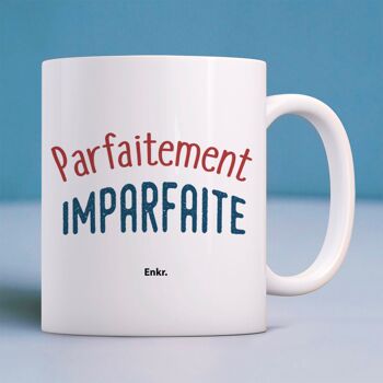 Mug blanc parfaitement imparfaite