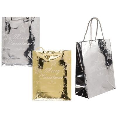 Paper gift bag, Glossy Christmas,