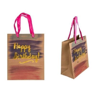 Papier-Geschenktüte, Happy Birthday,2