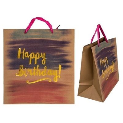 Paper gift bag, Happy Birthday, 5th