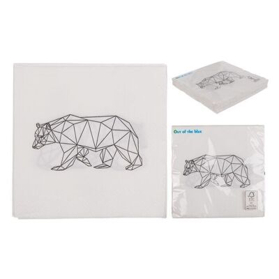 paper napkins, polar bear,