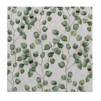 serviettes en papier, feuilles d'eucalyptus, 2