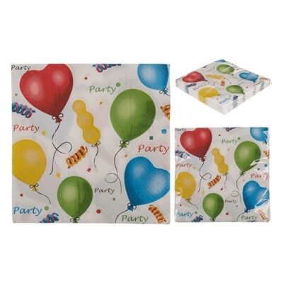 paper napkins, party balloons.