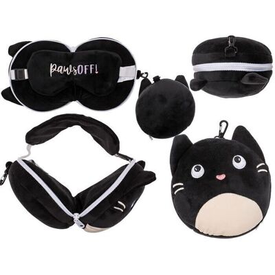 Kids Plush Travel Pillow with Eye Mask,7