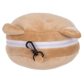 Oreiller de voyage en peluche pour enfants avec masque pour les yeux, 11 4