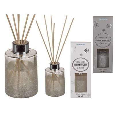 Room Fragrance, 80 ml Glitter (Fresh Linen, White Cotton