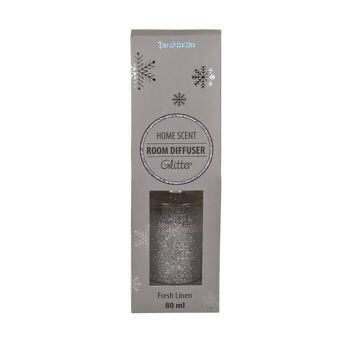 Parfum d'Ambiance, 80 ml Paillettes (Linge Frais, Coton Blanc 2