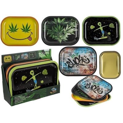 Rolling tray IV, approx. 28.8 x 18.8 x 2.5 cm,